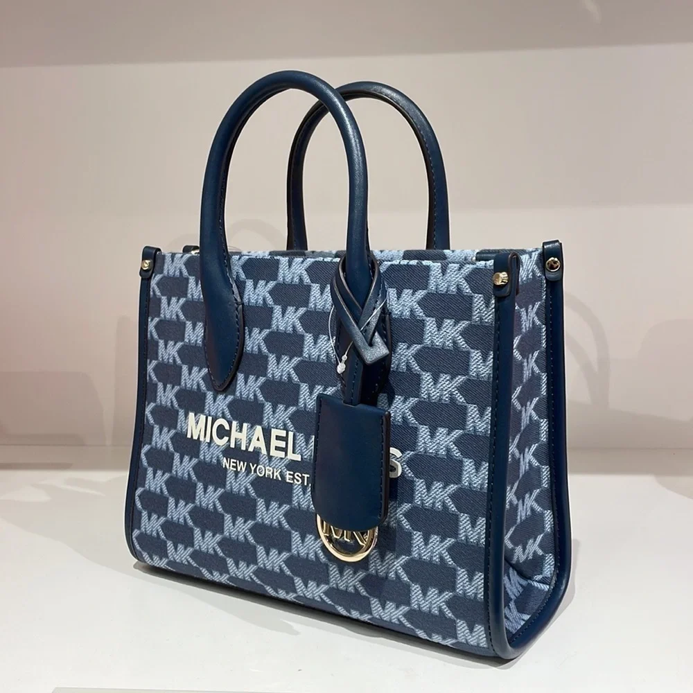 MICHAEL KORS 💙 Small Logo Jacquard Crossbody Bag tote